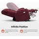 preview thumbnail 34 of 45, MCombo Dual Motor Power Lift Recliner Chair with Massage and Heat for Big People, Fabric R7891 (Large-Wide)