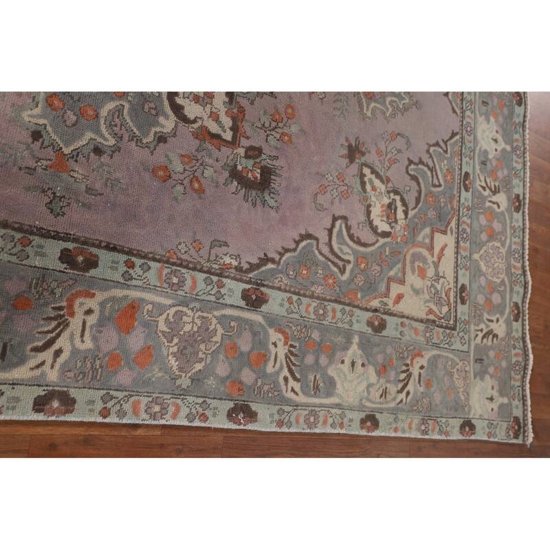 Tabriz Tabriz Persian Vintage Area Rug Handmade Wool Carpet - 6'2"x 9'11"