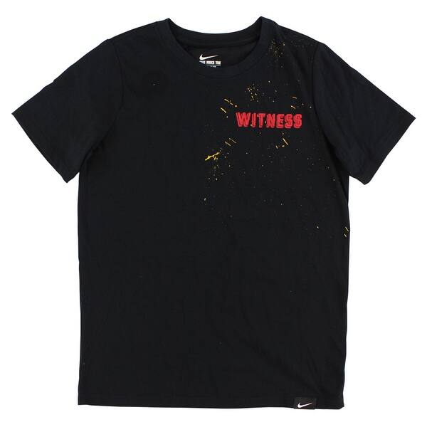 Shop Nike Boy S Lebron Against All Odds T Shirt Black Overstock