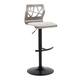 Option Light Grey Fabric/Light Grey Wood/Black