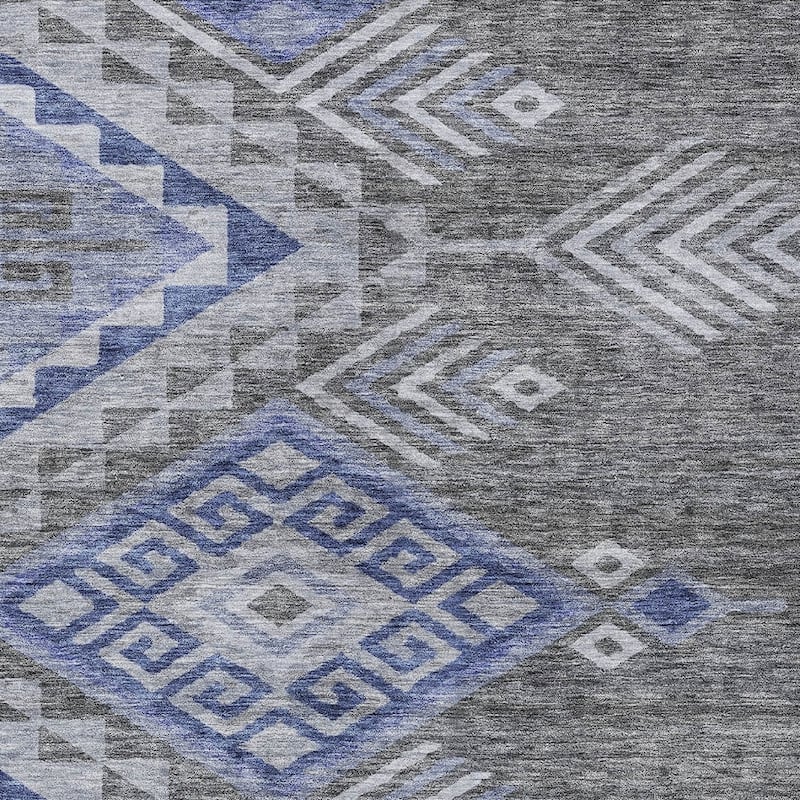 HomeRoots Southwestern Transitional Rectangle Outdoor Rug
