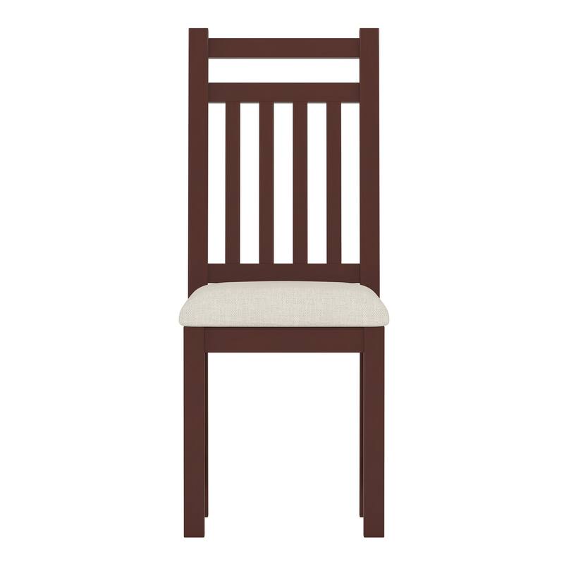 40" Home Executive Desk and Chair Set with 4 Drawers, Retro Computer Desk Office Table Study Desk with Storage Bookshelf