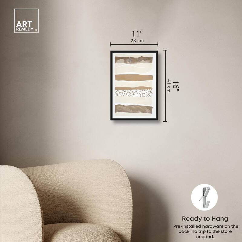 Relief Rifts II Canvas by Art Remedy