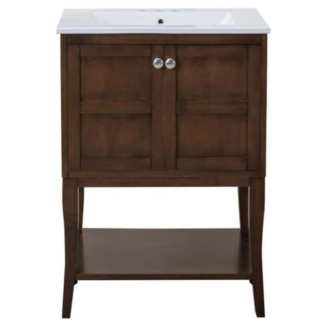 Elegant Lighting VF2102 Mason 24" Free Standing Single Basin Vanity