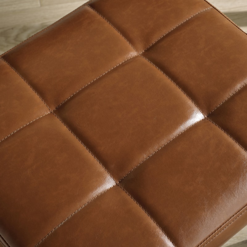 Art Leon Cane Back Faux Leather Accent Dining Chair (Set of 2)