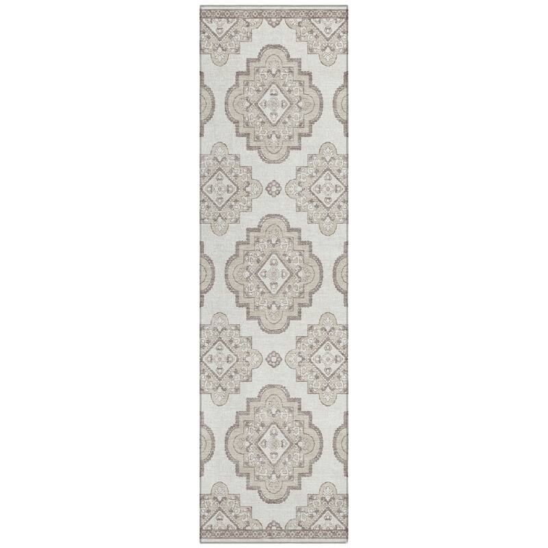 Machine Washable Indoor/ Outdoor Chantille Moroccan Boho Rug