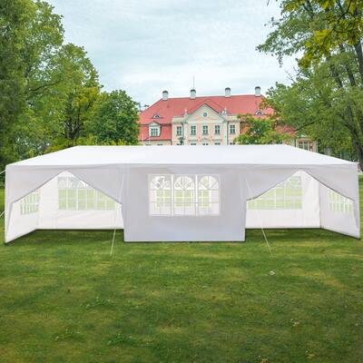 Outdoor Canopy Eight Sides Two Doors Waterproof Tent with Spiral Tubes