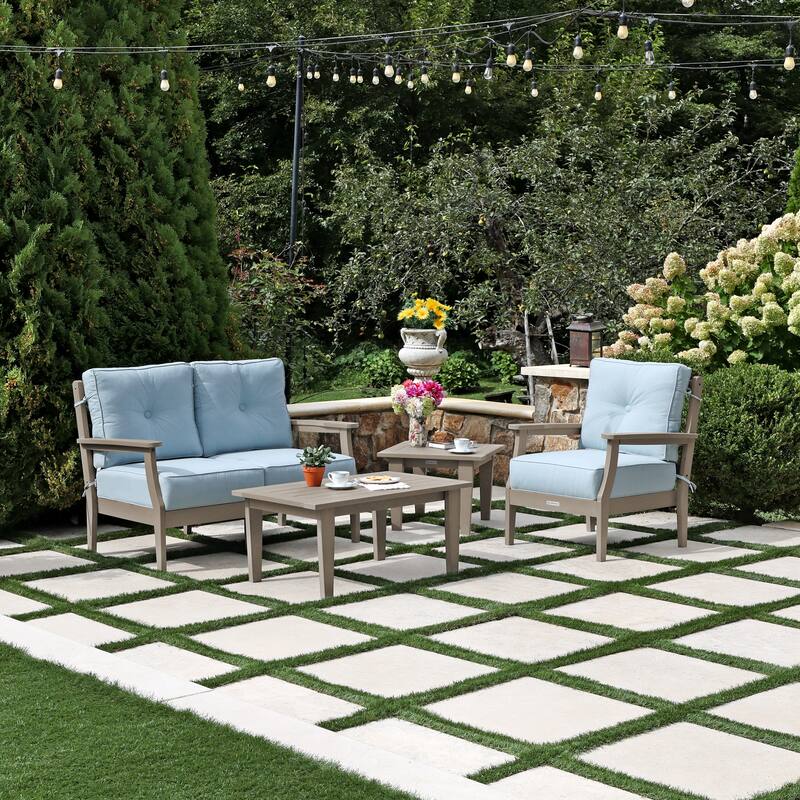 HIGHWOOD Lehigh 4-Piece Deep Seating Set