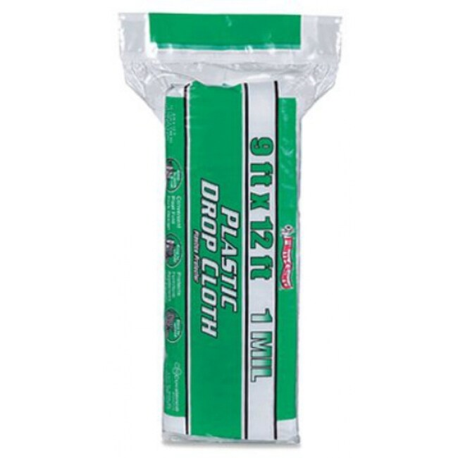 Shop Film Gard 626214 Medium Duty Plastic Drop Cloth 9 X 12