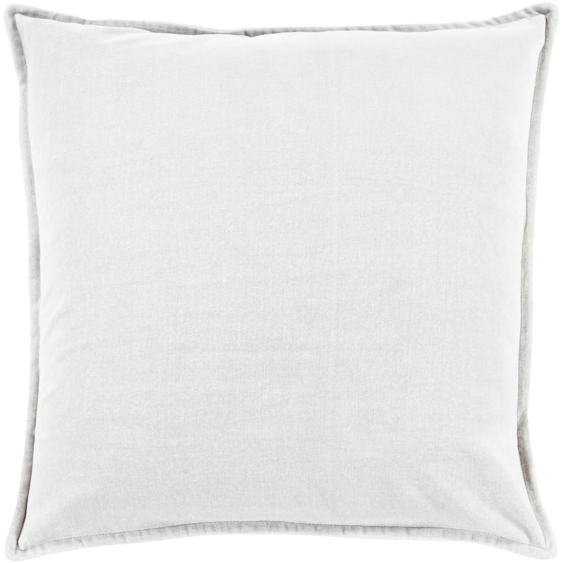 Artistic Weavers Harrell Solid Velvet 22-inch Throw Pillow - Down - Grey