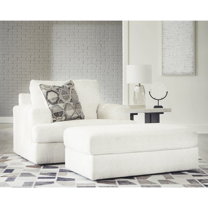 Signature Design by Ashley Karinne 2-Piece Upholstery Package - 51" W x 41" D x 39" H - White
