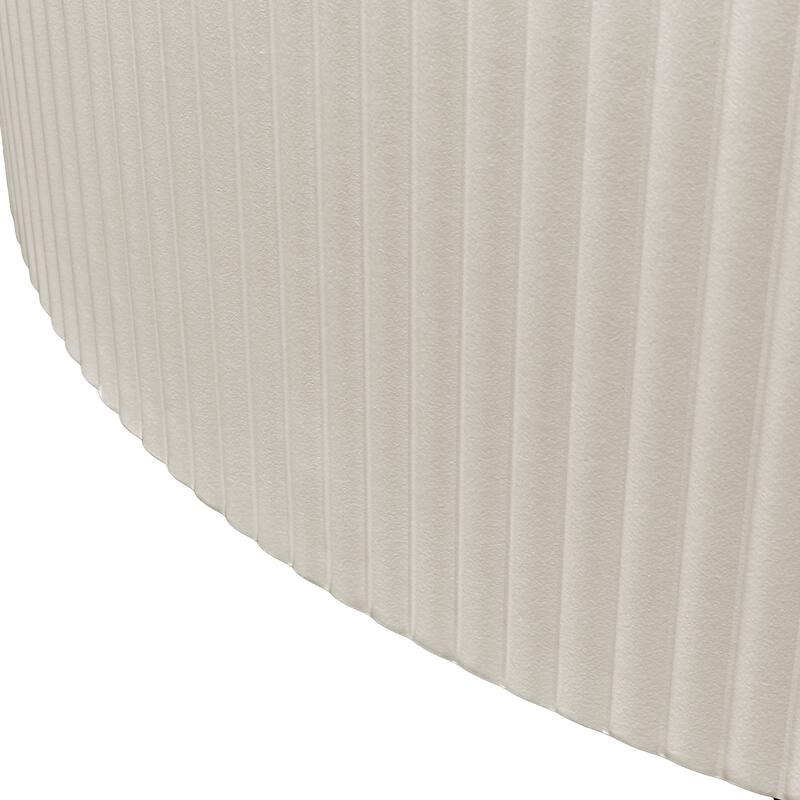 35.83" Stylish and Minimalist Wave Stripe Coffee Table, Modern Round Coffee Table for Living Room, Bedroom