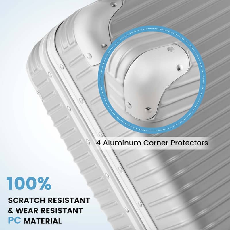 Costway 16'' Under-seat Carry On Luggage PC Hardshell Lightweight - See Details