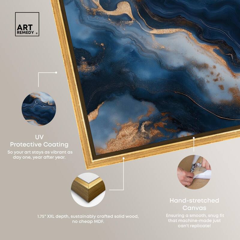 Deep Sea Geode IV Canvas by Art Remedy