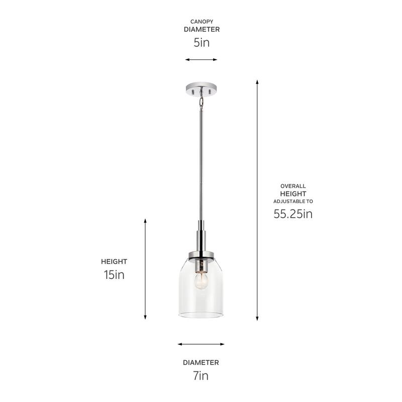 Kichler Lighting Madden 1-Light Mini Pendant Light