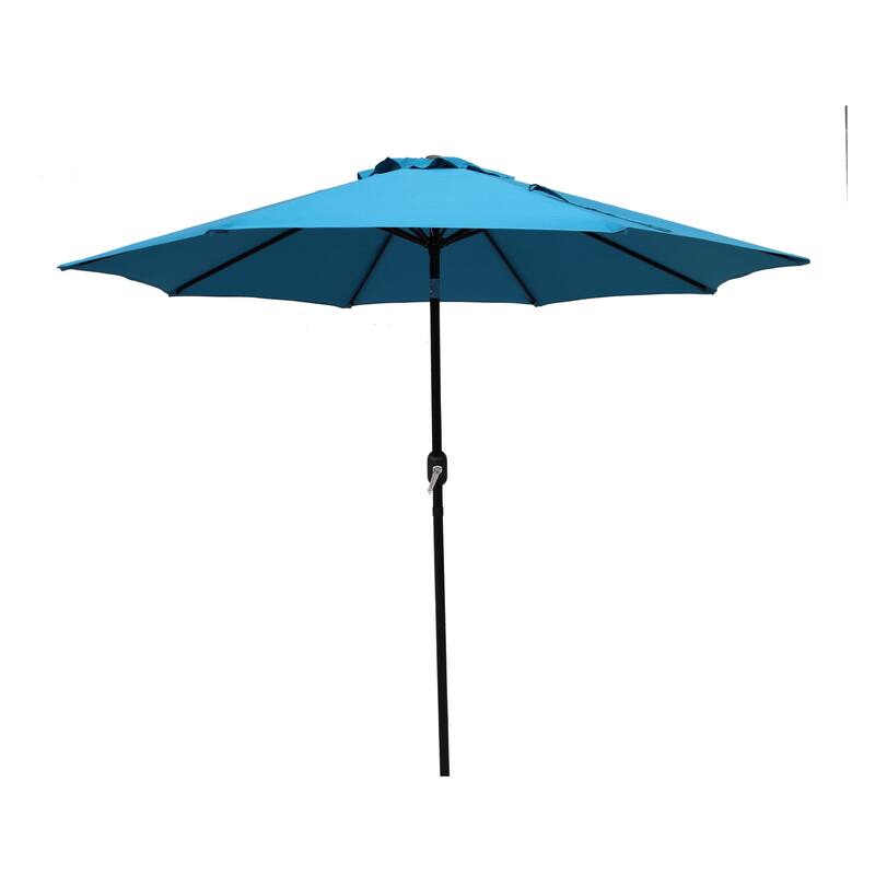 Caribbean Tropics 9' steel market umbrella