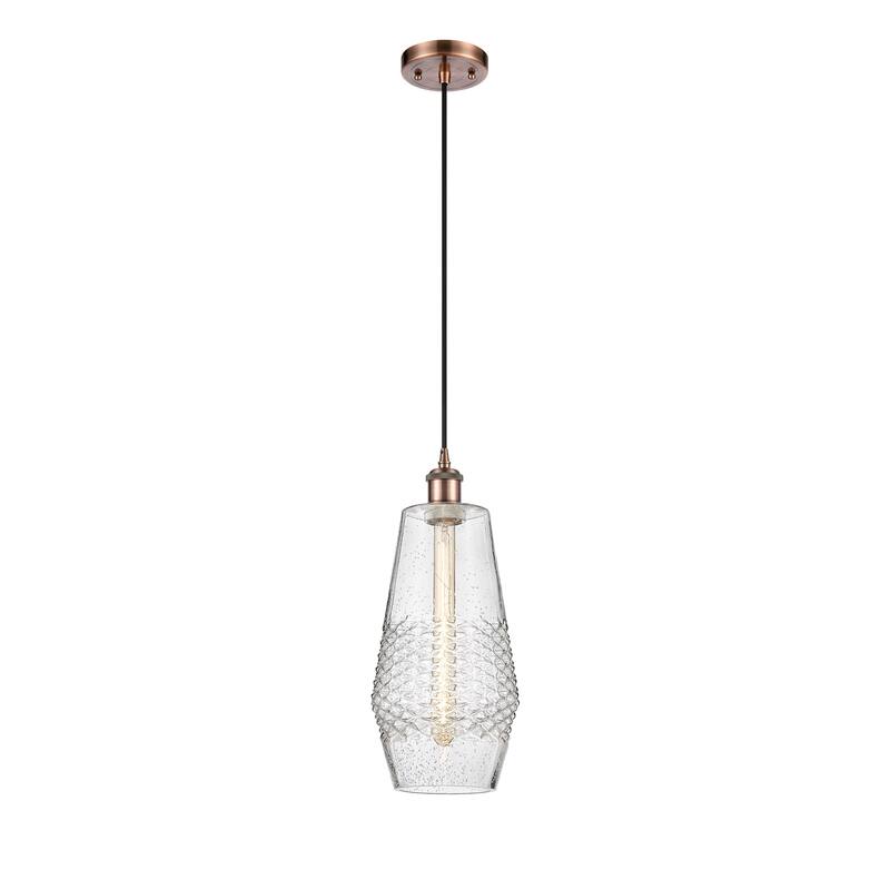 Innovations Lighting Windham - 1 Light 7" Cord Hung Mini Pendant