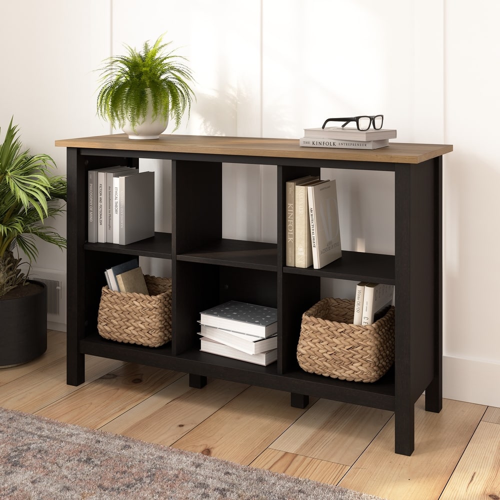 Mayfield 6 Cube Bookcase Organizer and Storage by Bush Furniture