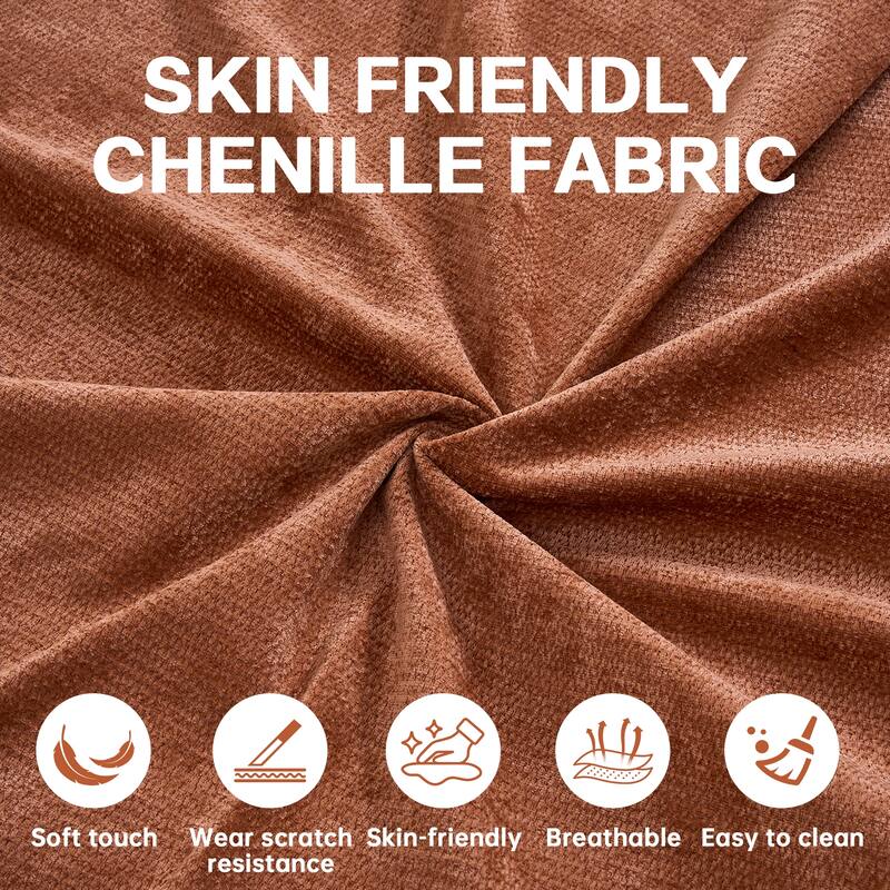 Modern Convertible Floor Sofa Bed with Pillows, Corduroy Foldable Sleeper Sofa Mattress with Built-In Quilt, No Assembly