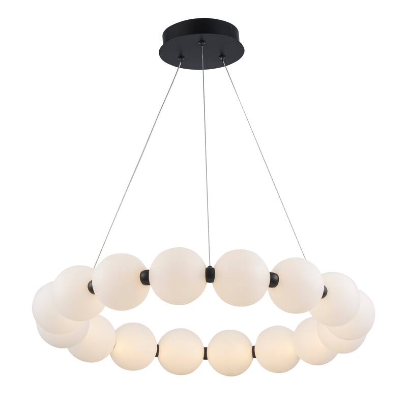 Trans Globe Lighting MDN-1591 Nightingale 26" Wide LED Ring Chandelier
