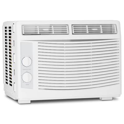 Window Air Conditioner 5000 BTU, Cool up to 150 Sq. Ft. with Mechanical Rotary Controls and Reusable Filter, 5K BTU Window AC
