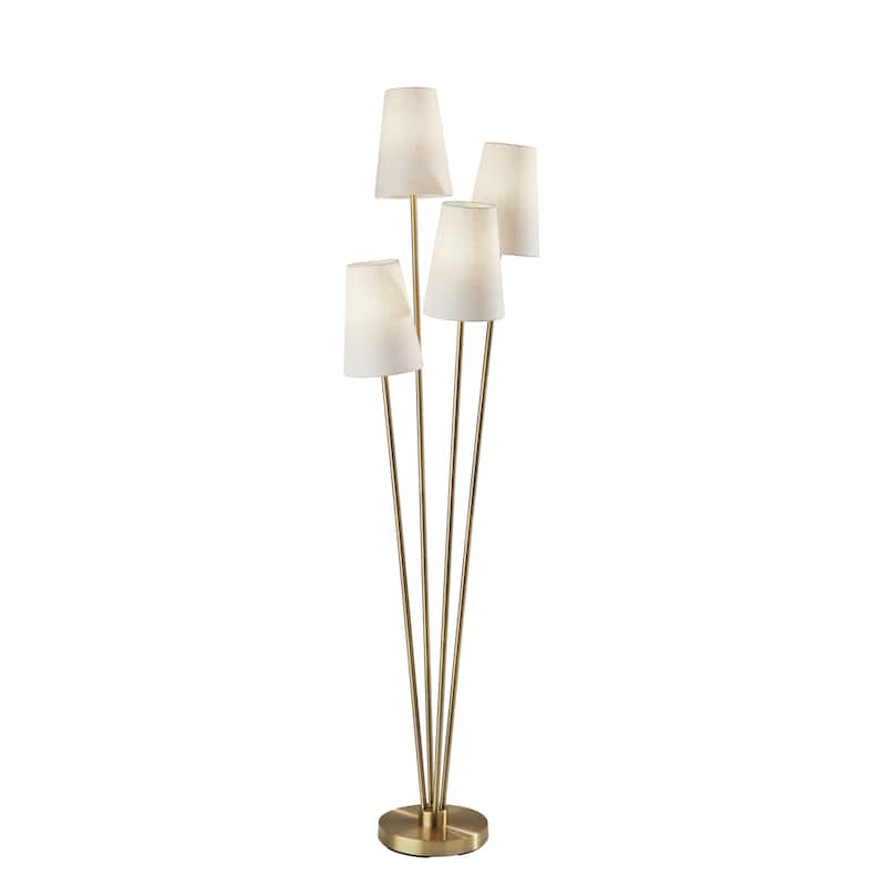Wentworth Floor Lamp - Antique Brass