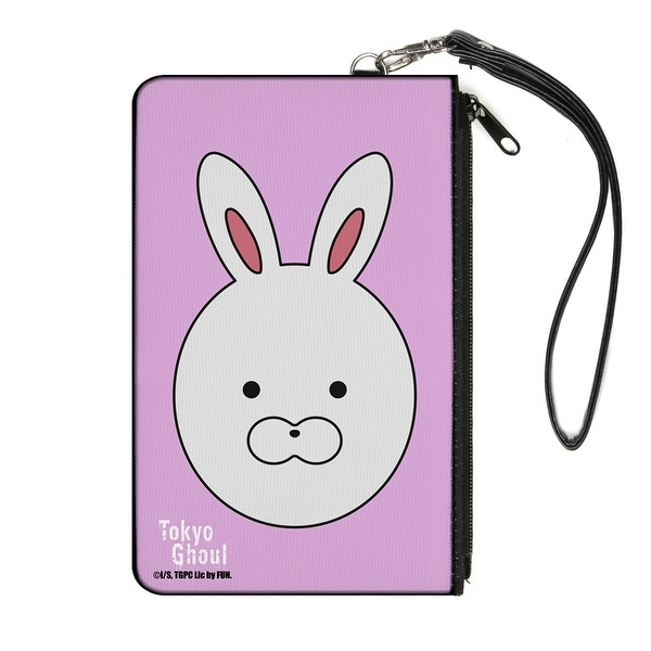 Shop Tokyo Ghoul Touka Rabbit Mask Pink Canvas Zipper Wallet Free