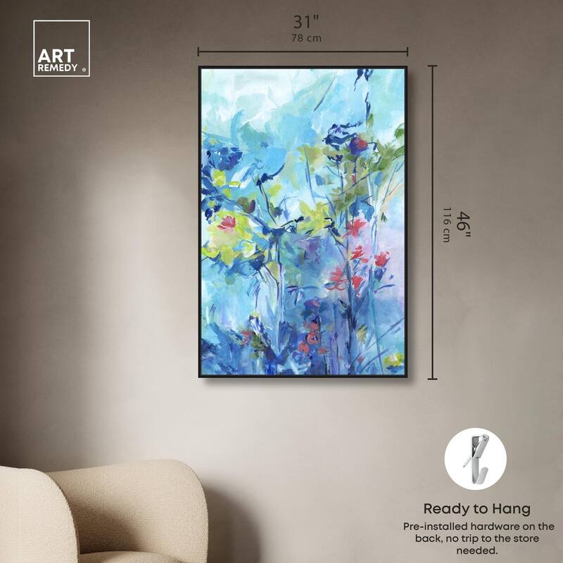 Heavenly Blue II Canvas by Art Remedy
