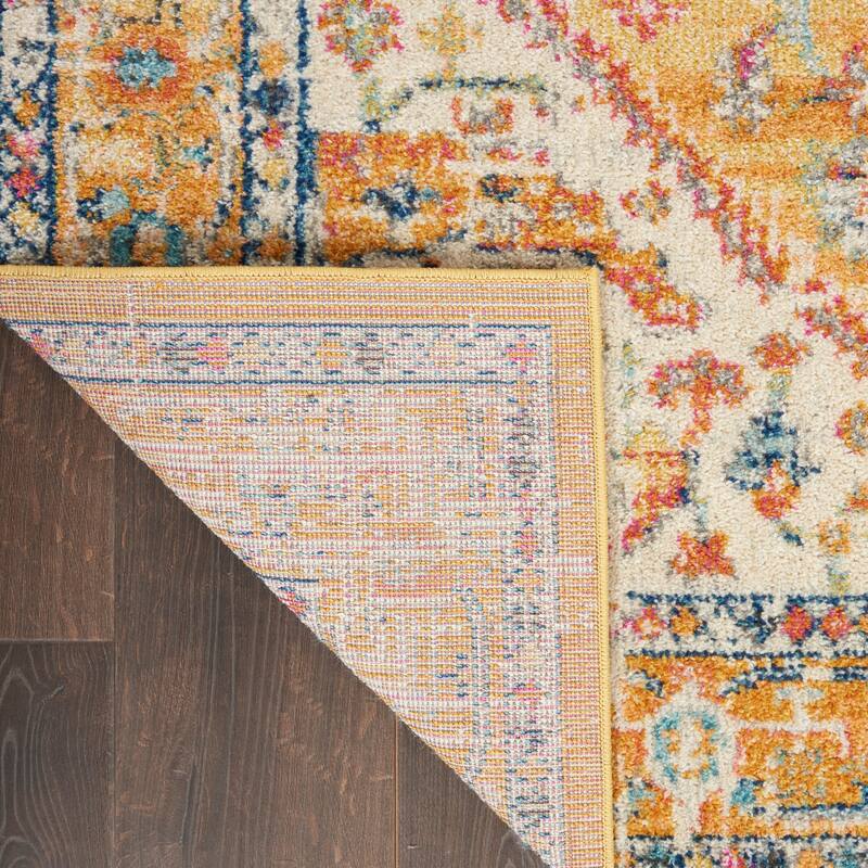 Copper Grove Alsleben Vintage Persian Floral Medallion Area Rug