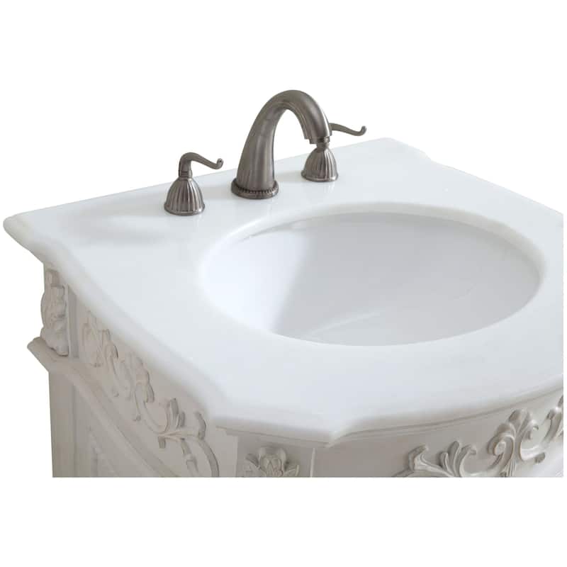 Elegant Lighting VF-1009-VW Danville 24" Free Standing Single Basin