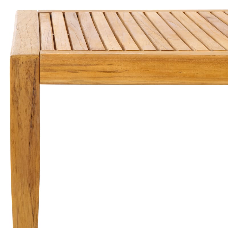 SAFAVIEH Couture Samoa Brazilian Teak Patio Coffee Table - 47"W x 24"D x 14"H
