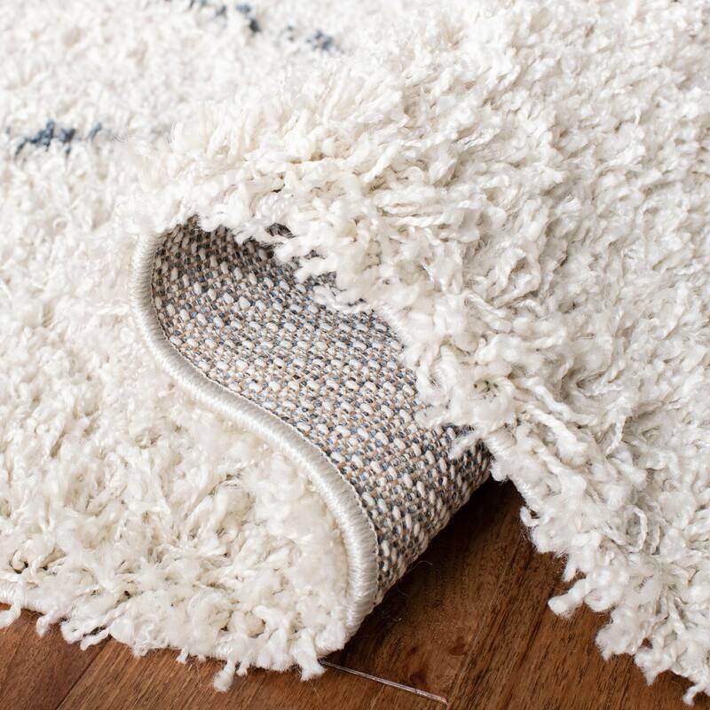 SAFAVIEH Pro Luxe Shag Dile Moroccan Tassel 2.4-inch Thick