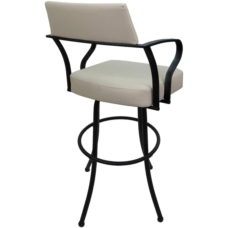 Carolina Extra Tall 34" Swivel Metal Spectator Bar Stool - 34" Seat Height