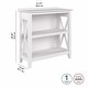 preview thumbnail 25 of 50, Key West Small 2 Shelf Bookcase by Bush Furniture