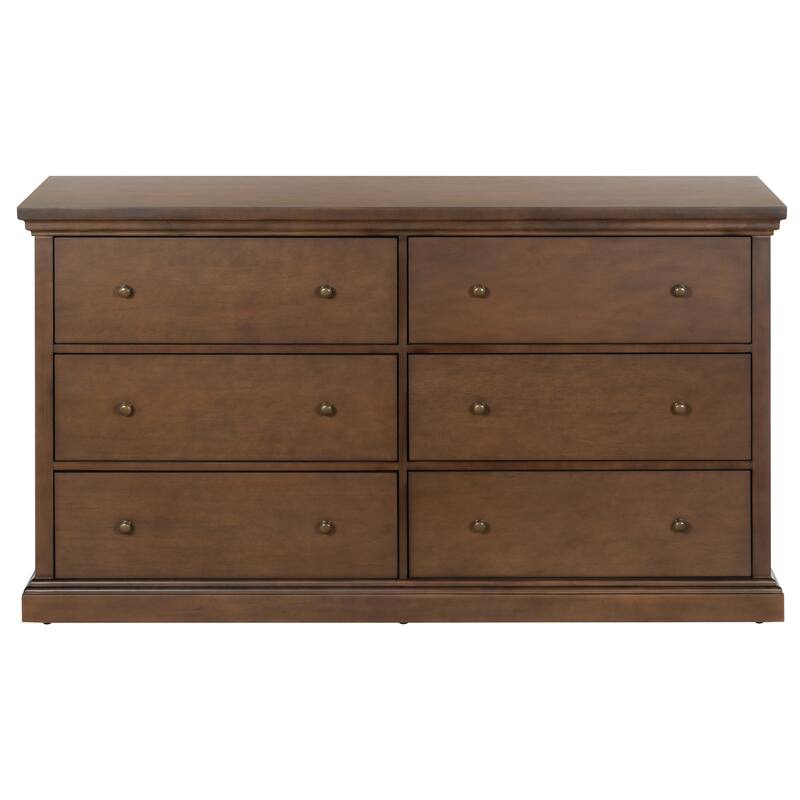 SAFAVIEH Couture Lizzy 6-Drawer Wood Dresser