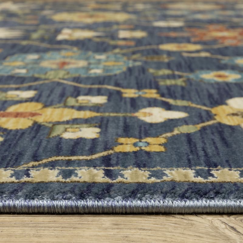 Style Haven Federica Bohemian Oriental Fringe Edge Area Rug