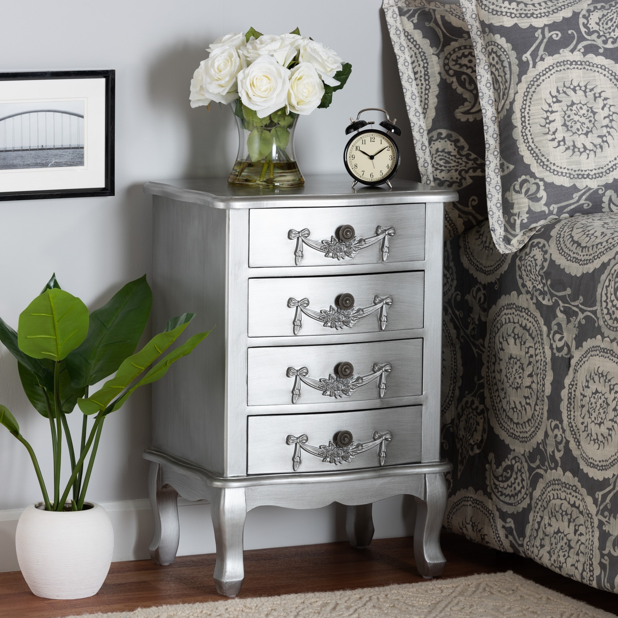 Dunelm toulouse silver 2025 chest of drawers