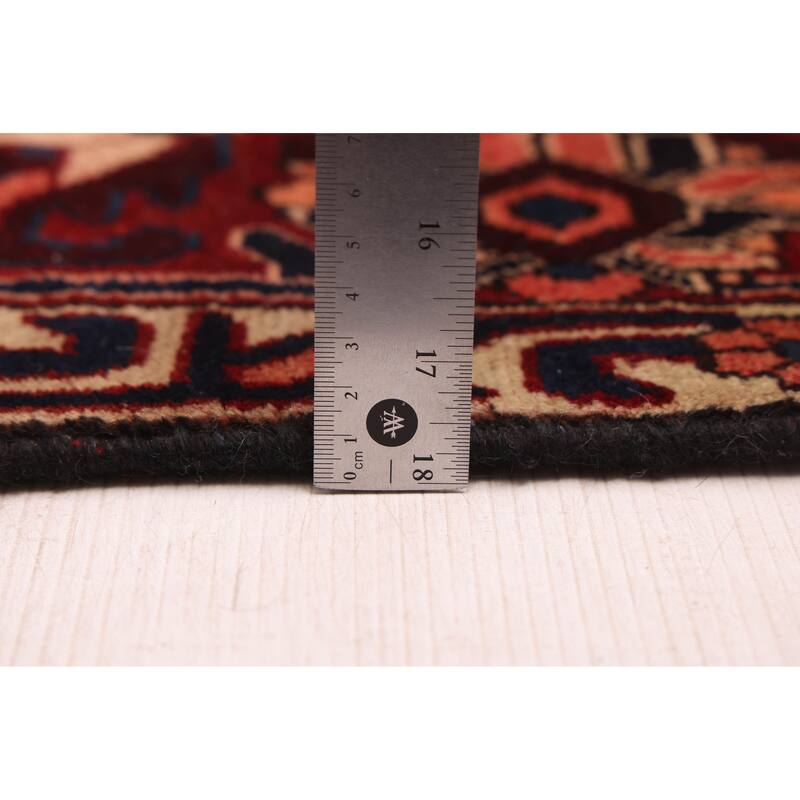 ECARPETGALLERY Hand-knotted Kayseri Vintage Red Wool Rug - 6'9 x 9'11