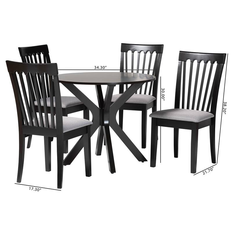 Lore Modern and Contemporary 5-Piece Dining Set