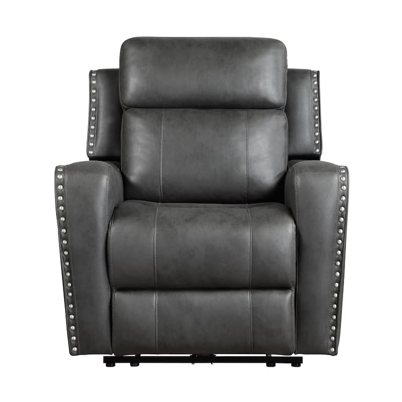 Rowan 36.5" Reclining Chair - Nailhead Trim, Removable Seat Back