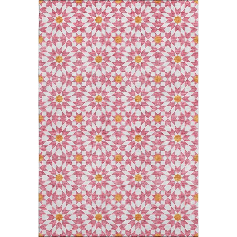 Premium Washable Super Soft Modern Mosaic Mayfield Rug