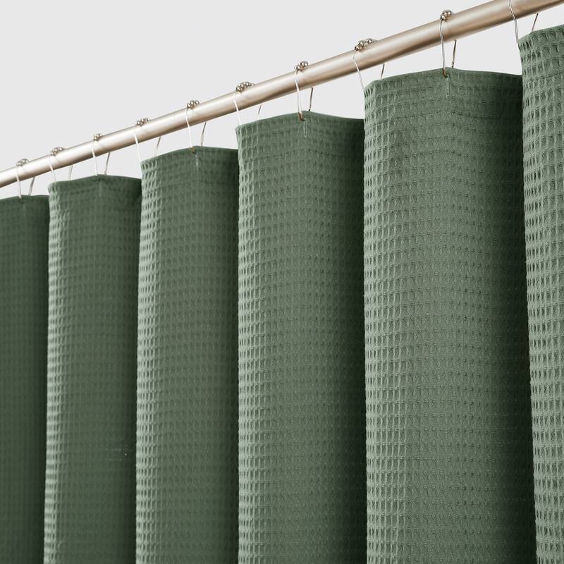 Cannon Heritage Cotton Waffle 72x72 Shower Curtain