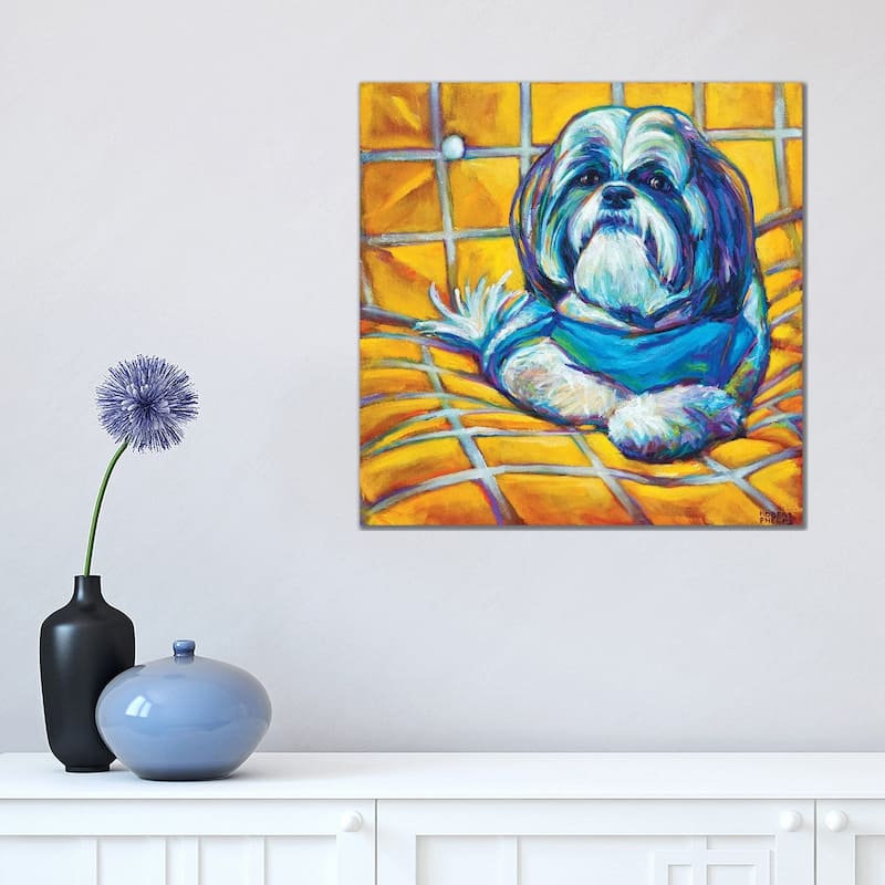 iCanvas "Shih Tzu" by Robert Phelps Canvas Print - 18x18x1.5