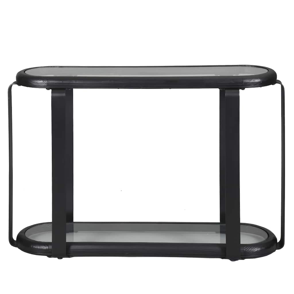 SAFAVIEH Couture Tyrese Metal Console Table - 46"W x 14"D x 32"H