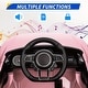 preview thumbnail 5 of 3, Ride-On Car, 12V Battery Electric Toy Car with MP3 Player, 4 Wheel Shock Absorbers, Best Gift for Christmas, Pink