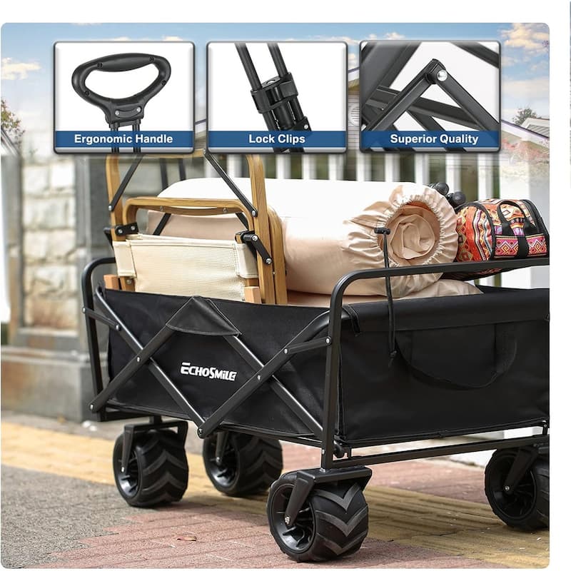Folding Campers Big Large Capacity Folding Cart Wagon Cart