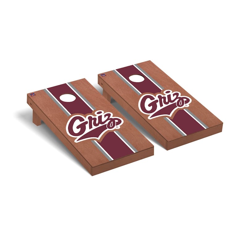 University of Montana Grizzlies Rosewood Cornhole Board Set