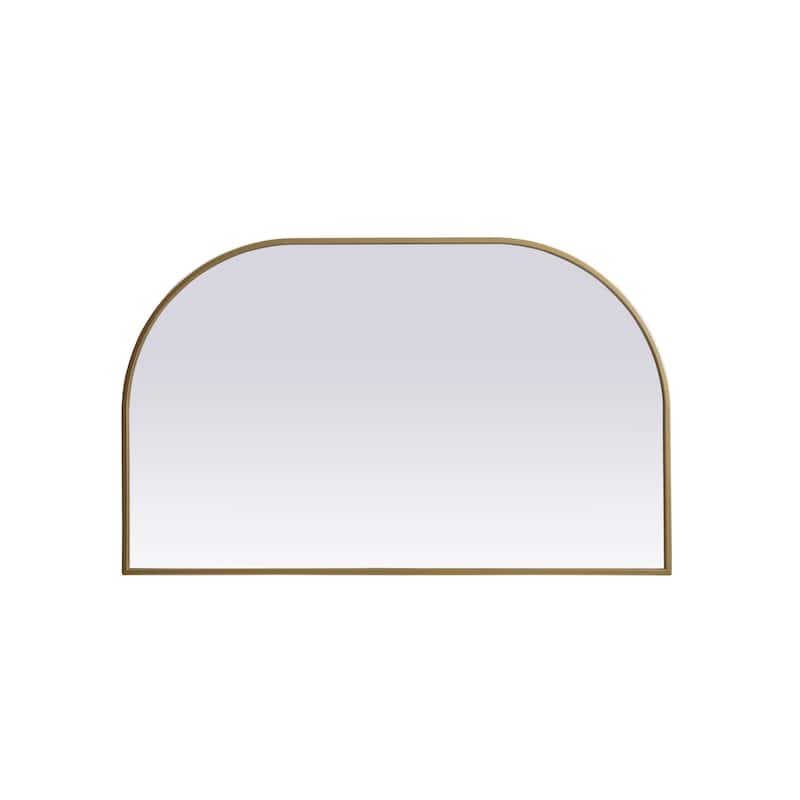 Elegant Lighting MR1B3924 Blaire 39" W x 24" H Modern Arched Bathroom - Brass