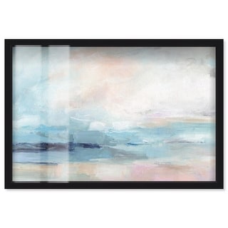 Coastal Fog Coastal Bathroom Art Shadowbox Print by Art Remedy - Bed ...