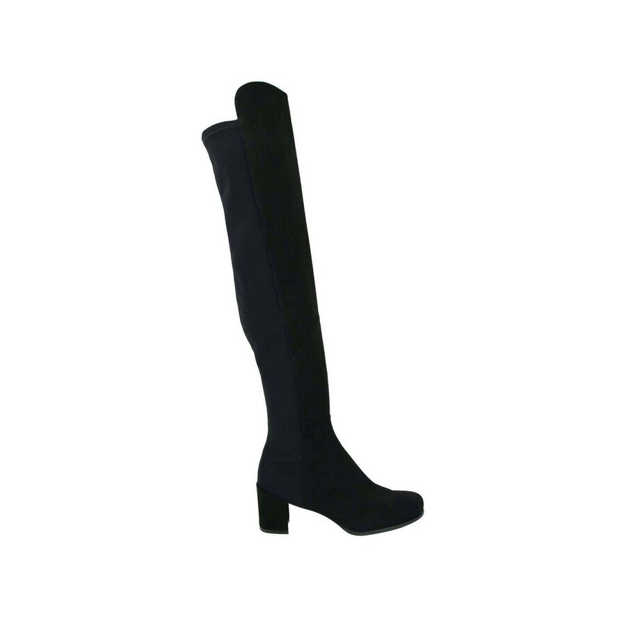 elastic back over the knee boots
